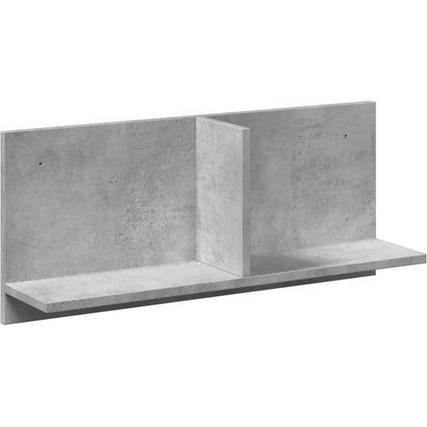Maison Exclusive - Wandschrank 70x16,5x30 cm Betongrau Holzwerkst