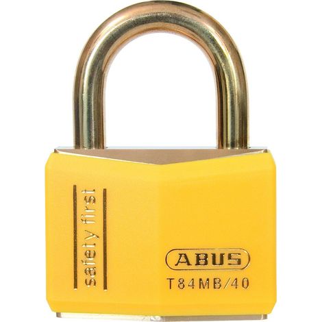 T84MB/40mm Yellow Rustproof Padlock (1/5)
