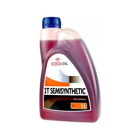 Olio semisintetico per motori a due tempi 2T TC 1L orlen PER miscela per motosega e falce (1/5)