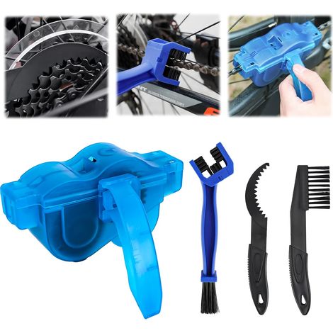 Kit de nettoyage pour chaîne de vélo, nettoyeur de chaîne de vélo, brosse de nettoyage de chaîne de vélo, brosse de nettoyage rapide pour chaînes de vélo (1/5)