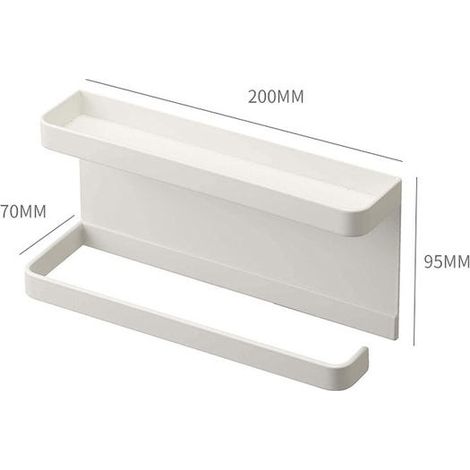 Mensola magnetica nera - Pratico organizer (1/4)