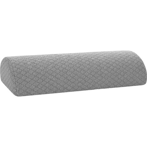 Almohada para Piernas Gris 52 x 20 x 11 cm Espuma Viscoelástica vidaXL