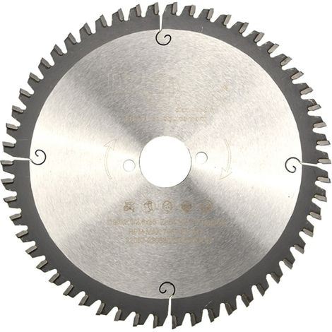 Diamwood – Lame de scie circulaire 190mm – Alésage 30mm – 54 dents TP Nég pour aluminium et bois – Carbure de tungstène HM – Coupe nette sans éclats (1/5)