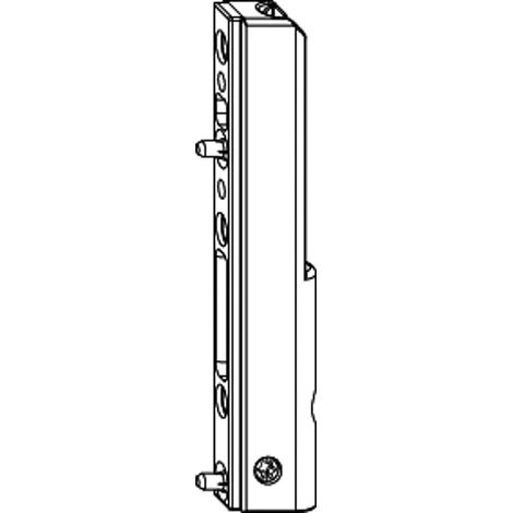 MACO Ecklagerband PVC, mit 3 mm Positionszapfen, 120 kg, silber (52478) (1/2)