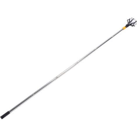 Pair - Portée de 1,8 m (5,9 pi) pour changer les ampoules sous les plafonds hauts. Perche télescopique avec paniers et ventouse, idéale pour les plafonds hauts et les spots encastrés. (1/5)
