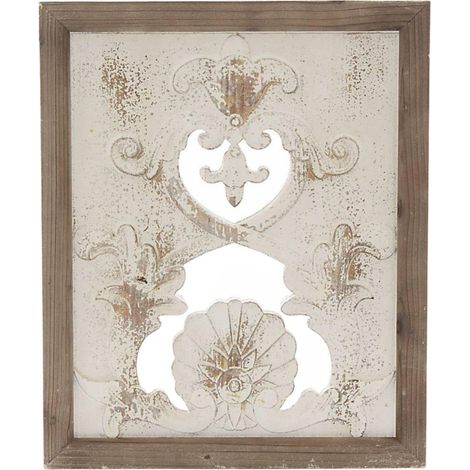 Pannello decorativo in abete intagliato, 45X2H54 cm (1/2)
