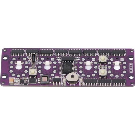 Nixie Tube horloge Circuit imprimé 12 24 heures chronométrage précis module de réglage facile