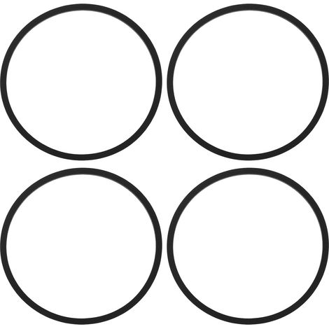 Satz mit 4 quadratischen Antriebsriemen, 29 x 1,2 mm Innendurchmesser, 29 mm Umfang, 91 mm Durchmesser, für Kassetten- und CD-Player (1/5)