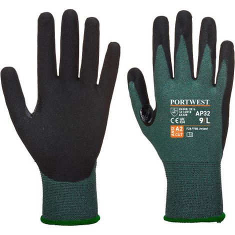 Guante Dexti Cut Pro Negro/Gris elevada dexteridad galga 18 AP32 XXL