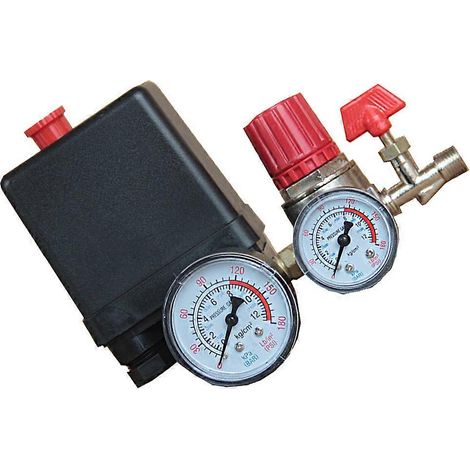 Termostato De Aire Acondicionado compresseur d'air interrupteur contrôle pression d'air vanne De contrôle compresseur d'air régulateur interrupteur (1/5)