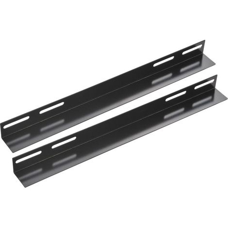 Kit de 2 rails en L pour rack mural 19'', Longueur 450mm (1/3)