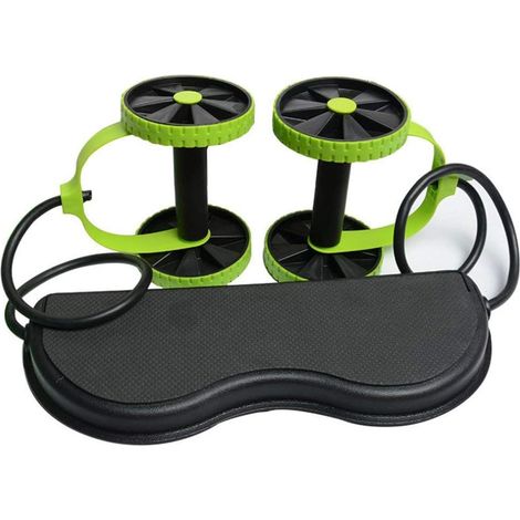 Kit de entrenamiento abdominal para hombres y mujeres con bandas de resistencia - Ejercicio multifuncional