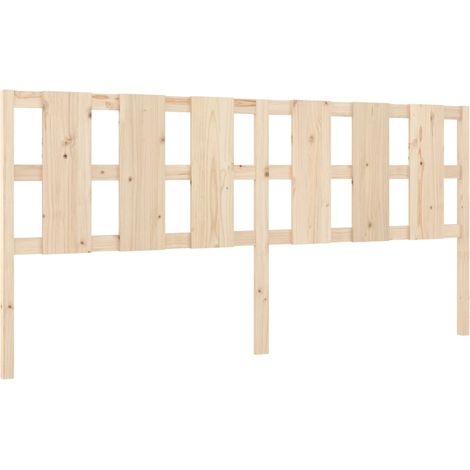 Cabecero complemento de dormitorio mueble 205,5 x 4 x 100 cm madera maciza de pino TDL0206111 (1/4)