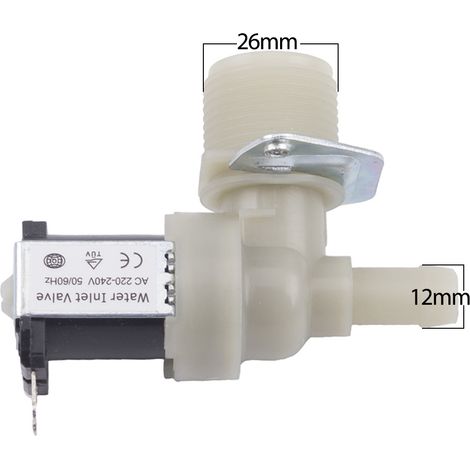 One-way high and low temperature water inlet solenoid valve for JSF9 washing machines, durable model, 220V 50/60Hz, washing machine spare parts