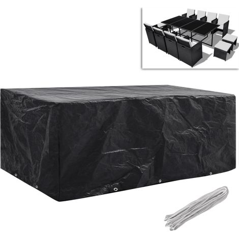 Maison Exclusive - Funda de muebles de jardín 2 uds set ratán 8 p