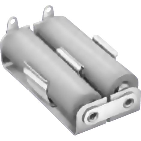 Keystone Electronics 146 Batteriehalter 2x Mignon (AA) Lötanschluss (L x B x H) 55 x 29 x 15 mm