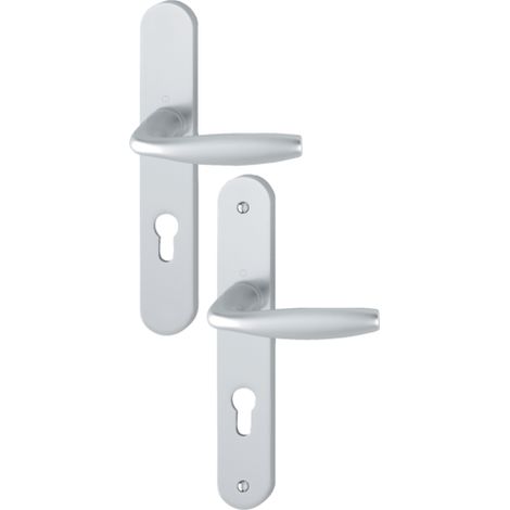 Juego de puertas New York - 165mm - llave i PZ - aspecto de acero inoxidable F9 - 1810/318KN - 3398501