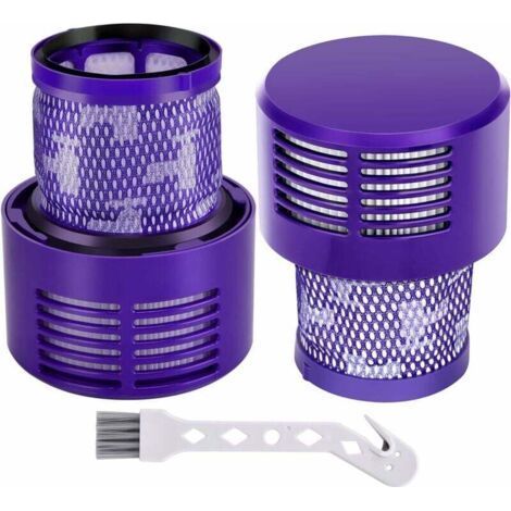 BUNTHAUS Filtre HEPA pour aspirateur Dyson V10 – 2 filtres de remplacement – Élimine 99,97 % de la poussière – Compatible V10 Absolute Animal Motorhead - DY-969082-01 (1/5)