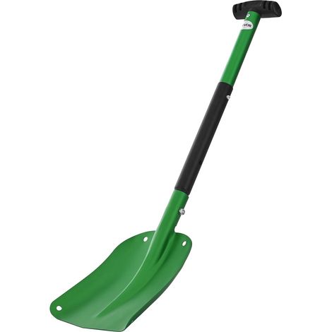 Pelle à neige pour allée, en alliage d'aluminium de 21,5 cm de large, pelle de nettoyage de neige avec poignées en T, grande capacité, outil de déneigement portable et léger pour jardin, voiture (1/5)