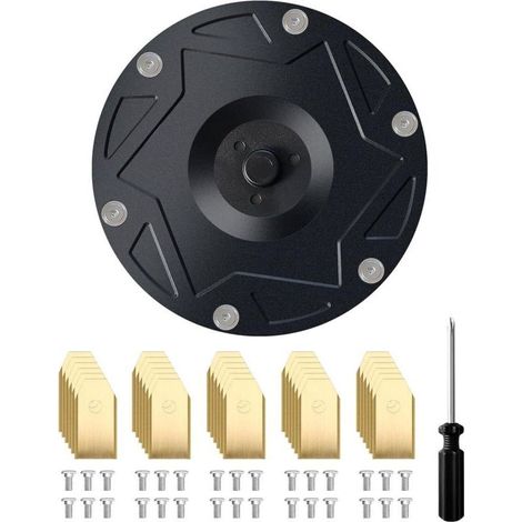 6 lames de tondeuse robot + 30 lames, Compatible avec Segway Navimow H500E, H800E, H1500E, H3000E Disque à lames de tondeuse robot rotatif (1/5)