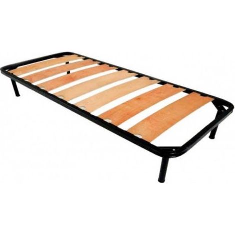 Rete singola ortopedica 80x190 cm con doghe in legno di faggio - Flicc New