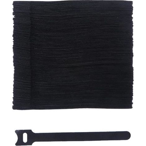 100PCS colliers serre câbles, Attache Cable, Ruban serre-câble réutilisable, découper à la longueur, découpe facile pour Cordes A292 (1/4)