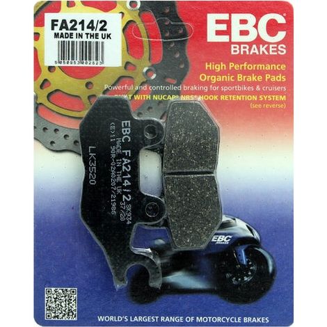 Pastiglie freno EBC FA214/2 (1/2)