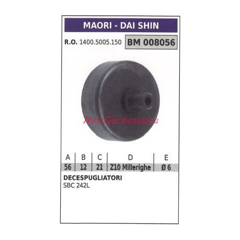 Campana frizione MAORI decespugliatore SBC 242L 008056