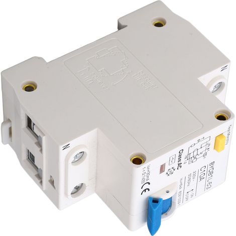 AC 1P 10A 230V Fehlerstromschutzschalter, DIN-Schienen-Fehlerstromschutzschalter, Miniatur-Fehlerstromschutzschalter, 1 Modul. (1/5)