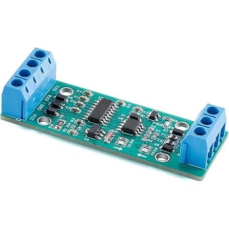 Convertisseur Bidirectionnel RS232 Vers RS485,Module de Conversion Série DC 530 V pour Contrôle D'automatisation Industrielle,Affichage LED,Puissance Électrique (1/5)