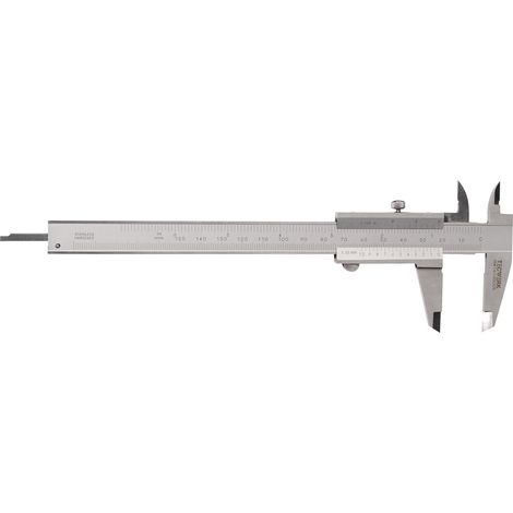 Calibrador  de  bolsillo  DIN  862  150mm  m.Schr.eck.f.Zurdos  TECWERK (1/4)
