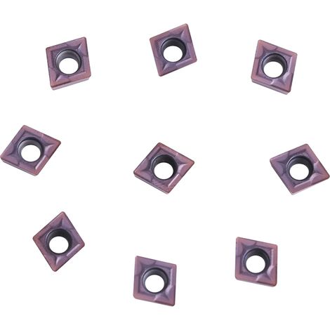 10 plaquettes de coupe en carbure CNC pour tour, avec coffret CCMT060204 VP15TF (1/5)