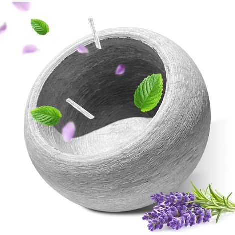 Bol vaporisateur en granit pour sauna - 10,5 x 6 cm - Bol aromatique pour infusions sur pierres de sauna avec cristaux menthol - Accessoire de sauna - Bol parfumé pour huiles essentielles (1/5)