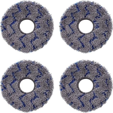 Ersatzreinigungstücher für Ecovacs Deebot T10/T20/T30 Omni Staubsauger, T30S/N30 Serie, 4er-Pack (1/3)