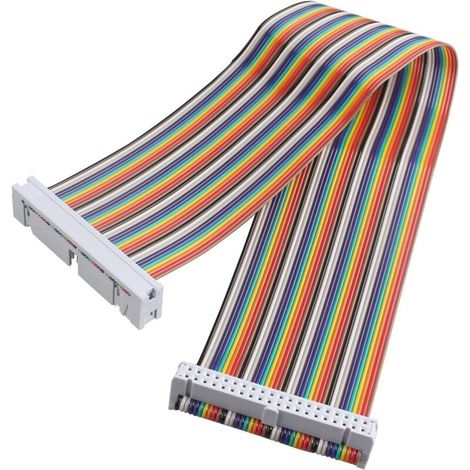 GPIO-Kabel, 40 Pins, Stecker auf Buchse, Kupferdraht, 30 cm, für Raspberry Pi (1/5)