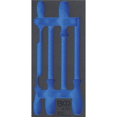 Insert de Servante d Atelier 1/3 Vide - 20 x 3.7 x 40.4 cm - Compatible Servante 4197 - Organisation Optimale - D-Work