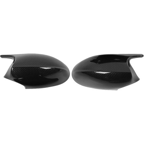 2 Seitenspiegelkappen im Carbonfaser-Stil, kompatibel mit E90 E91 E92 E93()