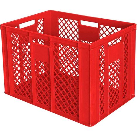 BRB 30 Eurobehälter / Bäckerkiste, LxBxH 600x400x410 mm, Palettenware (rot)