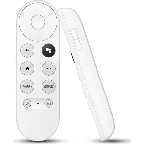 G9N9N Télécommande Vocale Bluetooth - Remplacement pour Google Chromecast TV 4K Snow/Google TV, Compatible avec Chromecast 4K HDR Streamer, Boutons Netflix & Youtube Intégrés (1/5)