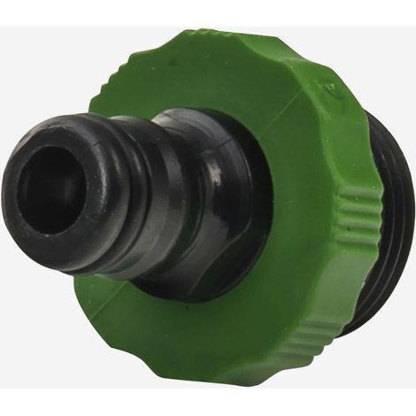 Nez de robinet mâle 3/4 en PVC  20 x 27 mm