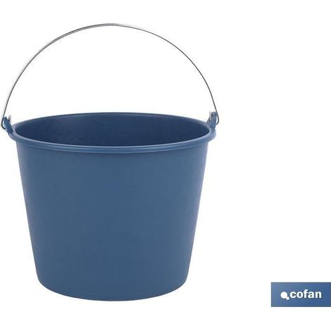 COFAN CUBO PLASTICO REDONDO C/ASA 12 L.