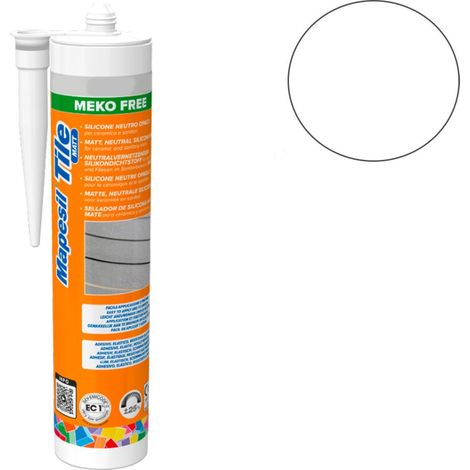 MAPEI MAPESIL TILE MATT 100 WHITE 310ML