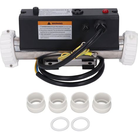 Electric Pool Water Heater, 2KW, Thermostat with Temperature Control, Spa and Bath Compatible (1/5)