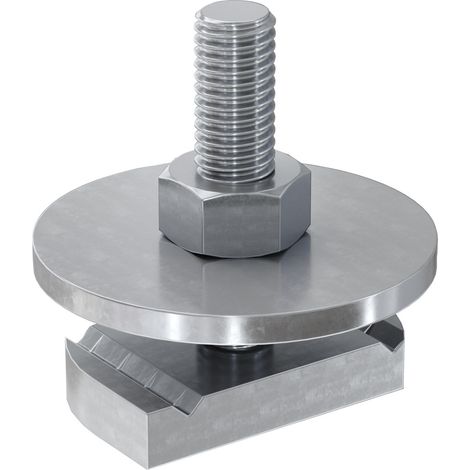 Fischer – Écrou cylindrique double FCSN M8x40 – Acier électro-zingué – Résistance 400 N/mm² – Fixation rapide sur rails FUS – 92961