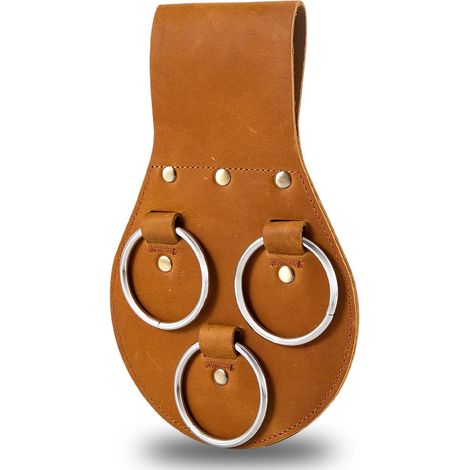 Porte-marteau pour ceinture en cuir de vachette mobile - Pendentif marteau avec passant de ceinture - Portable à la ceinture - Porte-marteau (1/5)