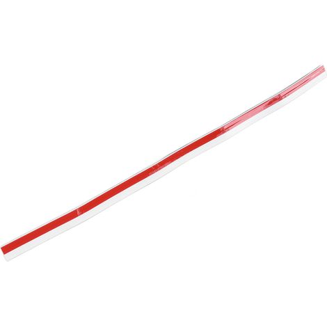 Türdichtungsband, winddicht, staubdicht, schalldicht, Silikongummistreifen, max. 23 mm Spaltbreite, weiß (1/5)
