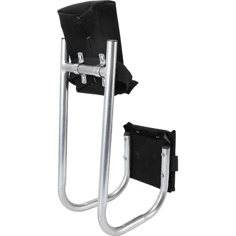 Tabouret de jardinage à genoux anti-engourdissement gain d'effort haute charge transportable avec coussin EVA siège genou support jambe bricolage pêche nettoyage sol noir (1/5)