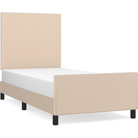 Maison Exclusive - Giroletto con Testiera Cappuccino 90x200 cm in Similpelle (1/5)