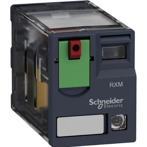 Schneider RXM2AB2P7 2co miniature relay with LED 230VAC