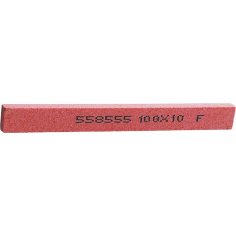 TYROLIT Pierre d'affûtage– corindon spécial, plat, Longueur x Largeur (mm) degrée de granulométrie : 100 x 10F